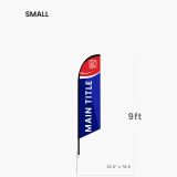 Custom Advertising Flags Feather Advertising Flags for Businesses Outdoor Custom Advertising Flags Event Advertising Flags Promotional Feather Flags