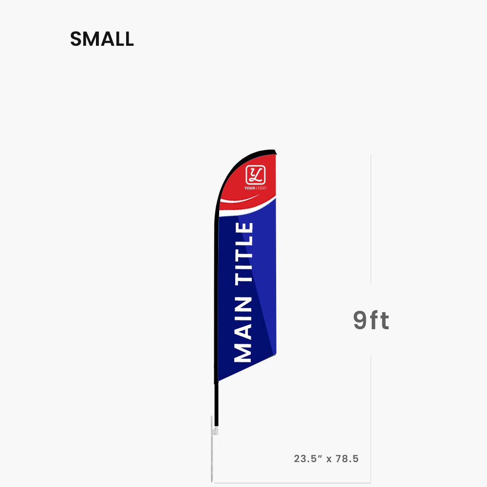 Custom Advertising Flags Feather Advertising Flags for Businesses Outdoor Custom Advertising Flags Event Advertising Flags Promotional Feather Flags