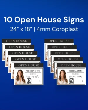 Open House Signs